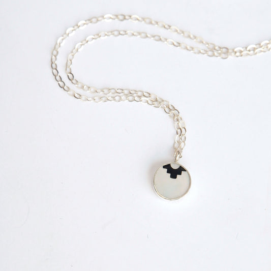 BABAKIN . BABY . Full Moon Pendant // Steps