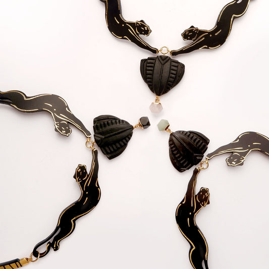 POUNCING PANTHER necklace