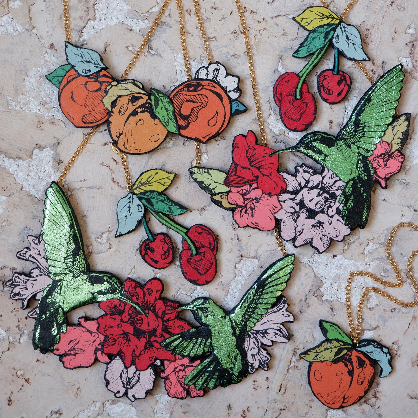 HUMMINGBIRD . necklace #1