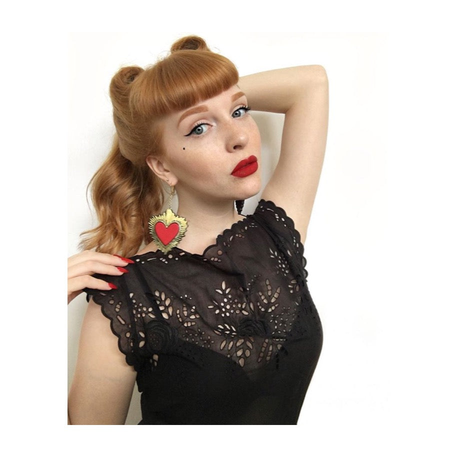 SACRED HEART . earrings