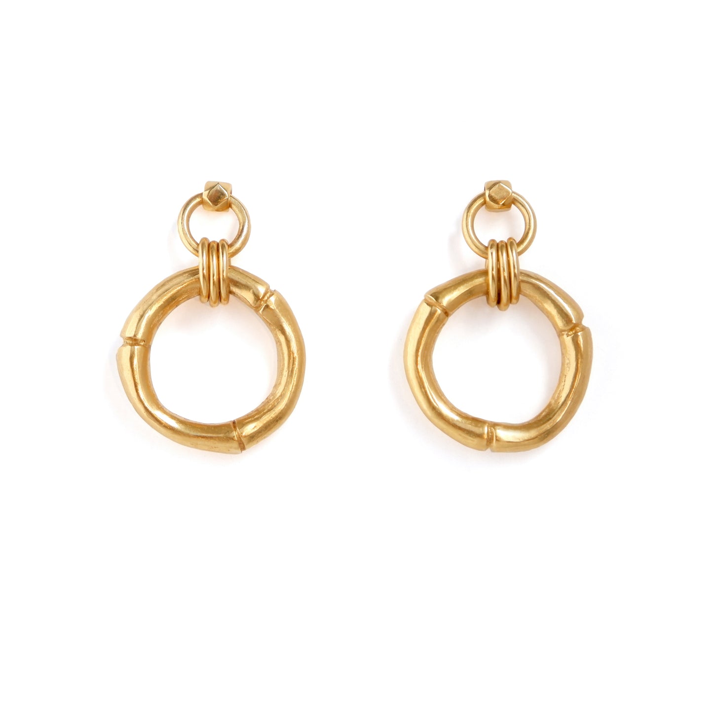 BAMBOO RINGLET . earrings