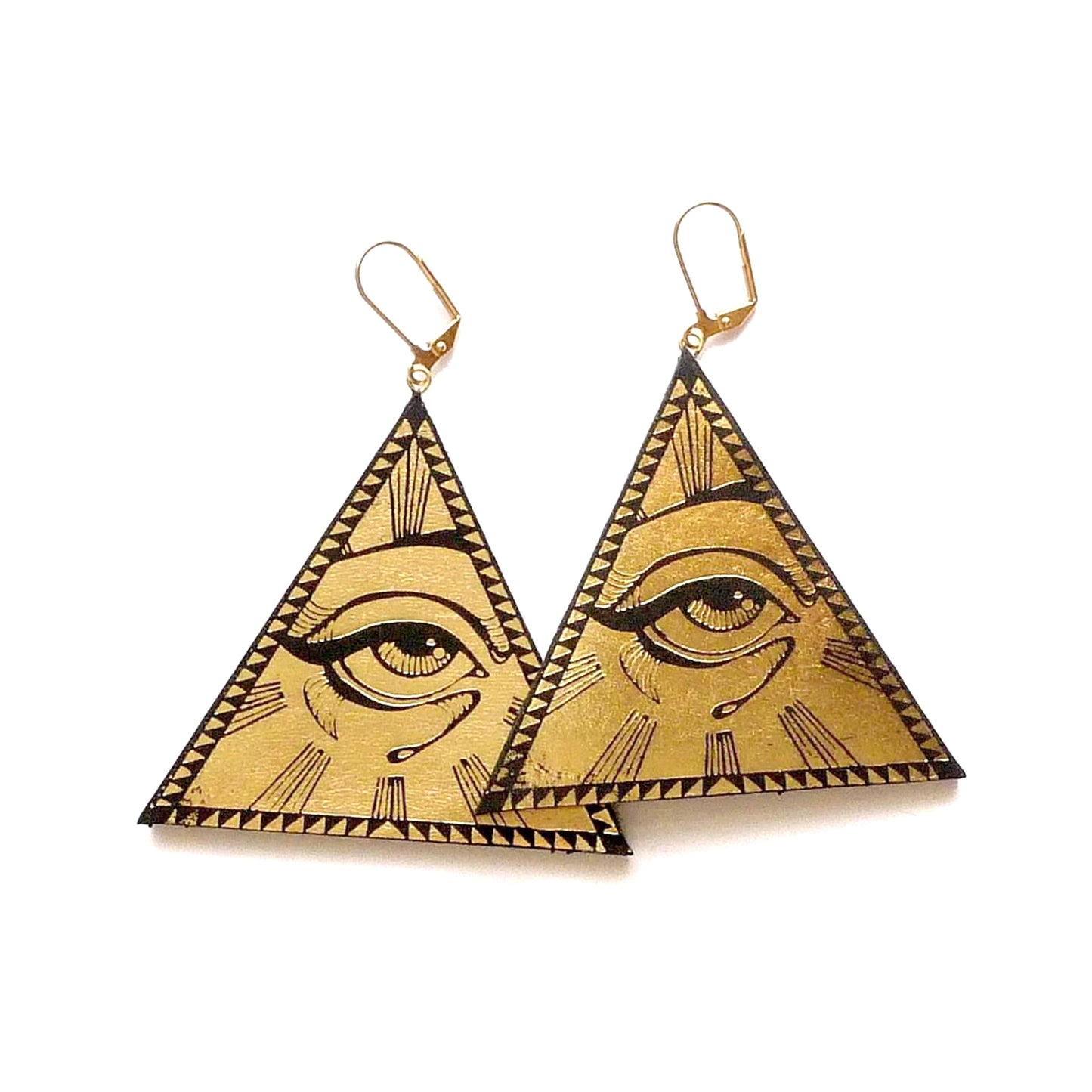 ALL SEEING EYE . earrings