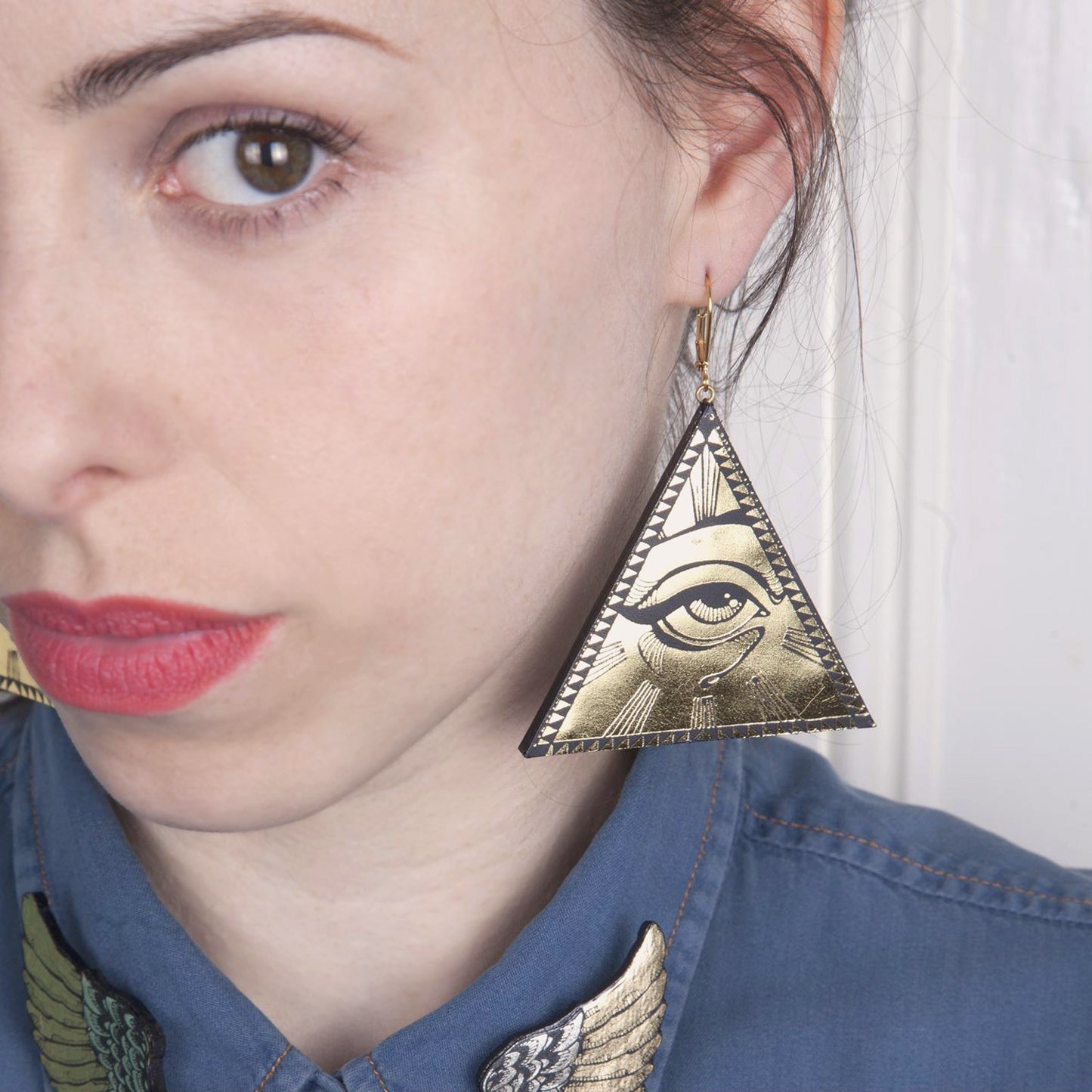 ALL SEEING EYE . earrings