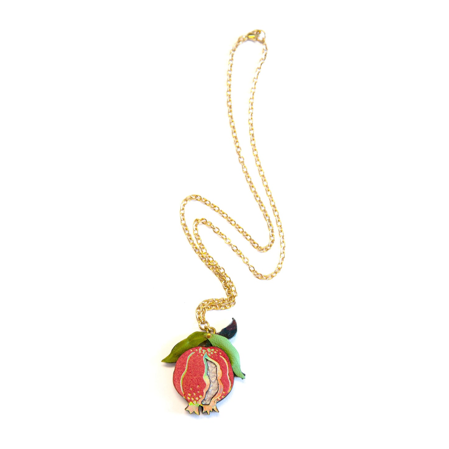 ENCHANTED POMEGRANATE . pendant