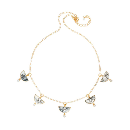 AMICI . Half Moon Charm Necklace