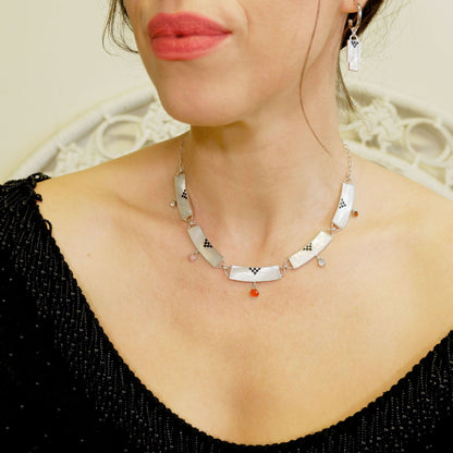 NASMYTH . Bejewelled Moonbeam Collar Necklace