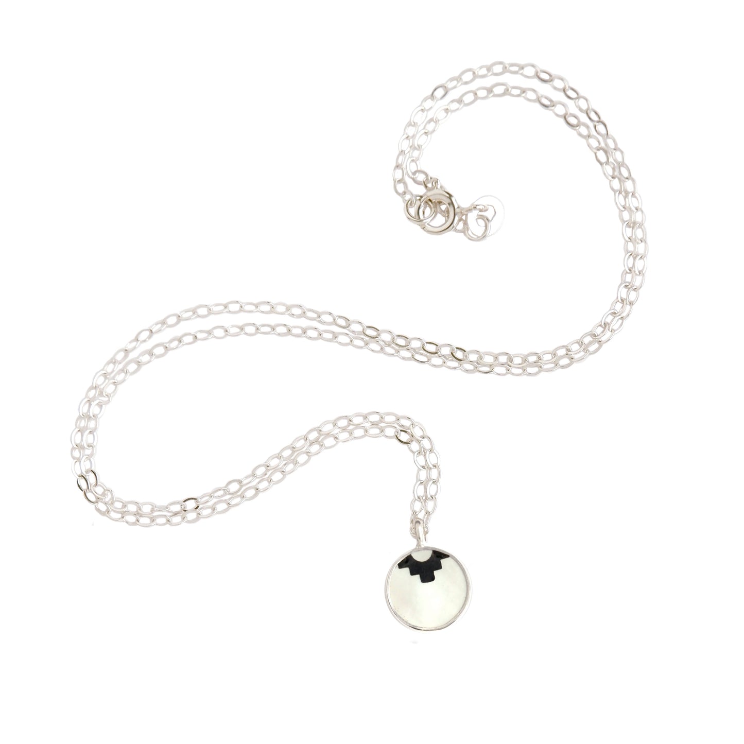 BABAKIN . BABY . Full Moon Pendant // Steps