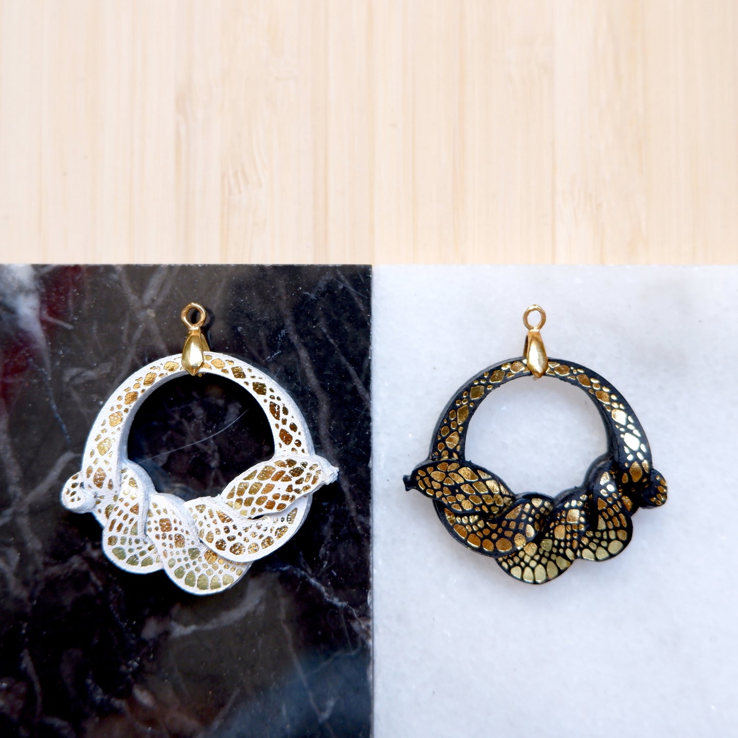 OUROBOROS . hoop earrings