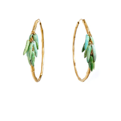 BAMBOO SHOOT . hoops (3 sizes)