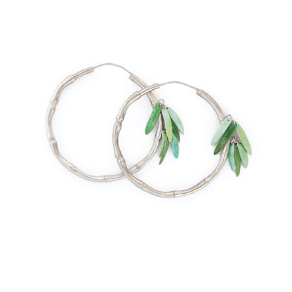 BAMBOO SHOOT . hoops (3 sizes)