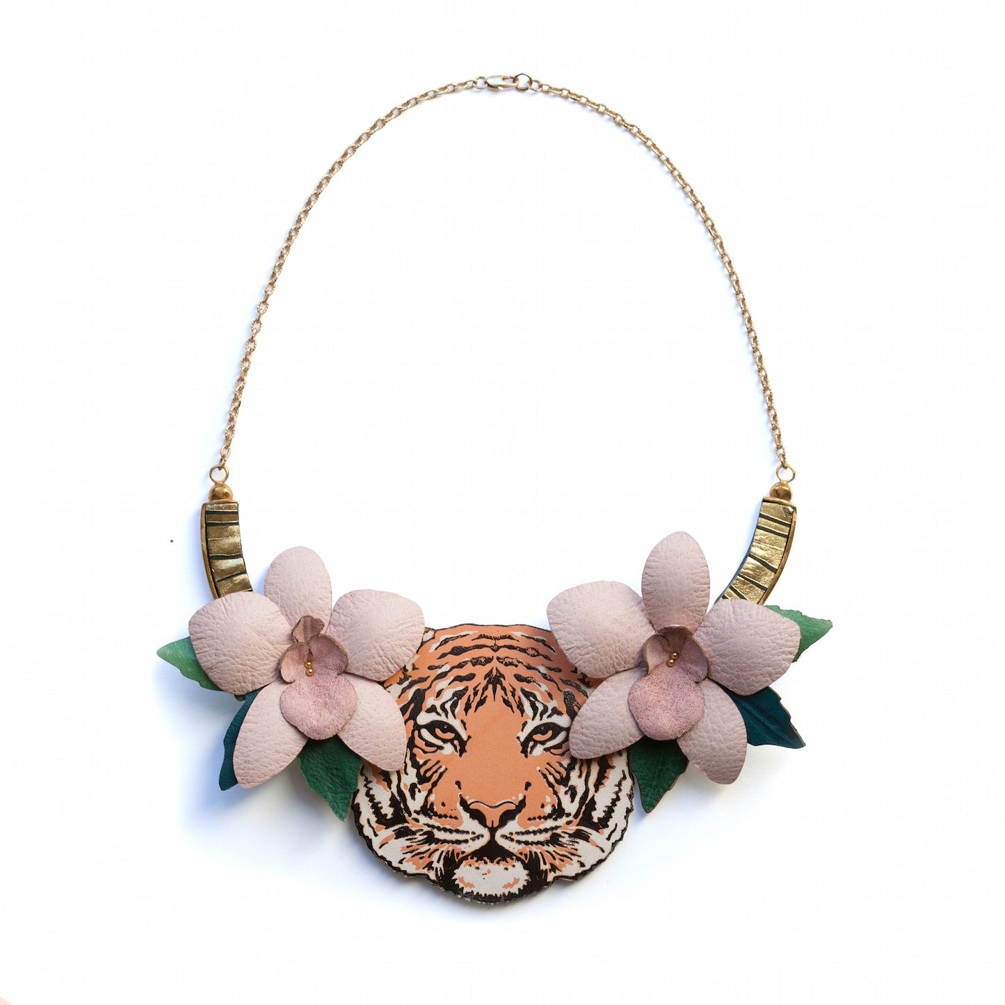 TIGER ORCHID . necklace