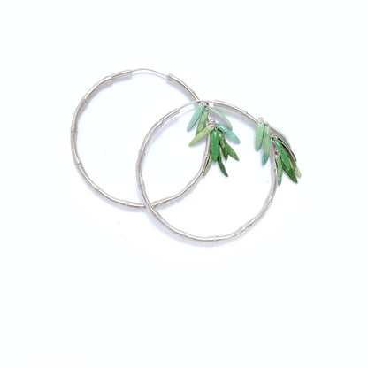 BAMBOO SHOOT . hoops (3 sizes)